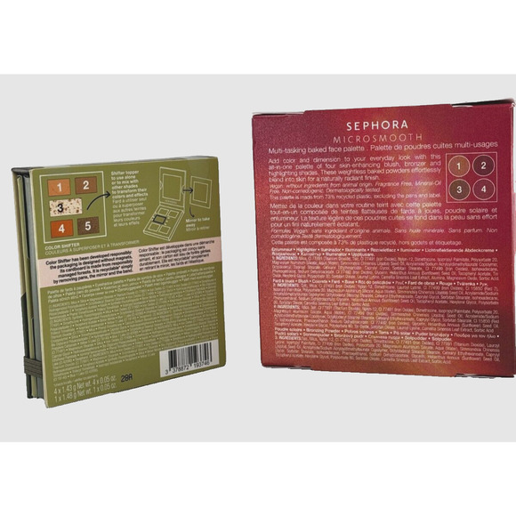 Sephora Eyeshadow & Blush Bronzer Set Color Shifter Microsmooth Sealed Set NIB - Picture 2 of 11